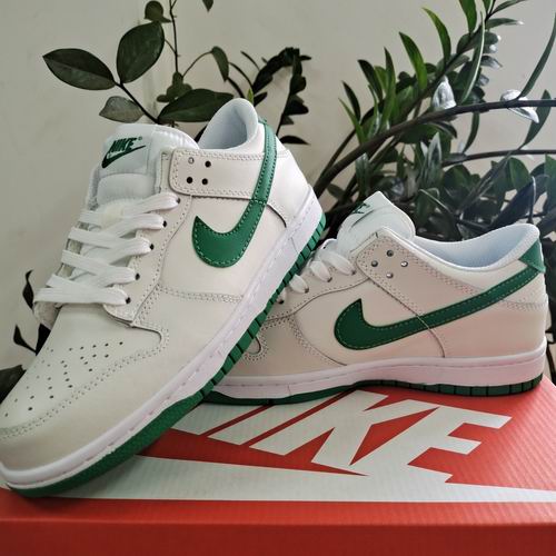 Cheap Nike Dunk Shoes Wholesale Men and Women White Green-166 - Click Image to Close